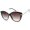 Black-Silver / Lavender, variant on sunglassLA Female Women's Oversize Arrow Metal Temple Cat Eye Sunglasses 54mm (Creme-Gold / Brown) - 54mm