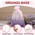 thumbnail image 3 of Uxcell Organza Bags, Sheer Moon Star Mesh Bags Drawstring Gift Bags Bulk Party Favor Bag Jewelry Pouches Multicolor-Gold 4" x 6", 3 of 6