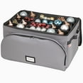 thumbnail image 3 of Hold N' Storage Christmas Ornament Storage Box Hold Up to 72-4 Inch Ornaments, Gray, 3 of 9