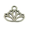 thumbnail image 4 of 50pcs Vintage Lotus Flower Cut Pendant Charms Jewelry Making Accessory Craft, 4 of 5