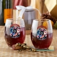 thumbnail image 3 of French Bulldog Patriotic Welcome for 4Th of July Independence Day 15oz Stemless Wine Glass Mug Dog Lover Gifts Wine Glasses Cup - 00010, 3 of 5