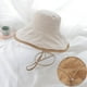 thumbnail image 4 of EeaseMX 1 sombrero de pescador con protección solar de color sólido., 4 of 8