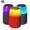 Blue, variant on Miro P1 360° Surround Stereo LED Can Speaker, TWS Wireless Dual Channel Audio, Bluetooth 5.4, 10m Range, 10 Hours Playtime(Red)