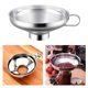 thumbnail image 4 of 2x Embudos de material acero Inoxidable para Cocina, Embudos de Alimentaria para Transferir Líquidos, , Aceites, Jugos, Polvos perfecl embudo de canning, 4 of 8
