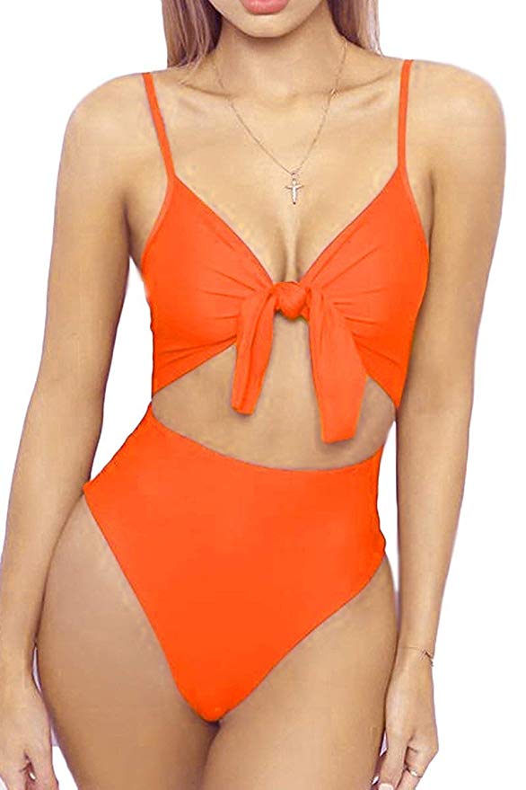 tie knot swimsuit