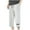 Gray, variant on Plus Size Mens Capri Pants Breathable Quick Drying Elastic Waist Drawstring with Pockets,M-5XL