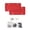 Red, variant on Weatherproof Silicone License Plate Frame Set With Anti-Theft Screws For Vehicles 2Pcs