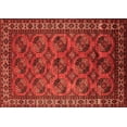 thumbnail image 1 of Ahgly Company Indoor Rectangle Oriental Orange Industrial Area Rugs, 3' x 5', 1 of 4