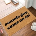 thumbnail image 4 of WRXMIJNHGSA Tapis à Moins de 5$ Tapis de Bienvenue pour Enfants Fugrand (Autres Tolérés) Tapis de Porte Personnalisé Tapis d'Entrée Extérieur avec Tapis de Sol en Polyester Antidérapant, 4 of 8
