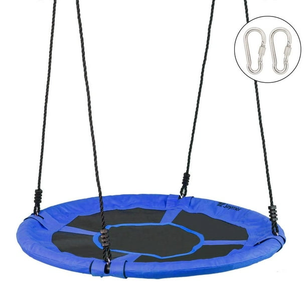 JOYMOR 40 Inch Diameter Round Oxford Detachable Swing with Adjustable