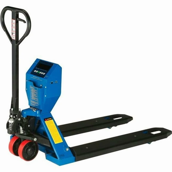 5000 lbs Low-Profile Pallet Jack Scale Truck - 27 x 48 in.