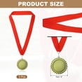 thumbnail image 2 of Uxcell Award Medals, Prize Winner Medals with Red Neck Ribbon Medals for Meetings Gold, 2 of 7