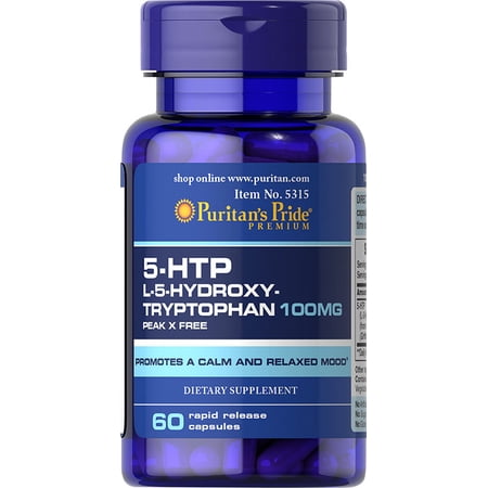Puritan s Pride 5-HTP 100 mg (Griffonia Simplicifolia) 60 Capsules
