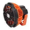 thumbnail image 2 of Ventilador de tienda de campaña para exteriores, control remoto, ventilador colgante con luz LED, funciona con pilas, ventilador recargable por USB para senderismo, barbacoa, viajes, pesca, 2 of 14