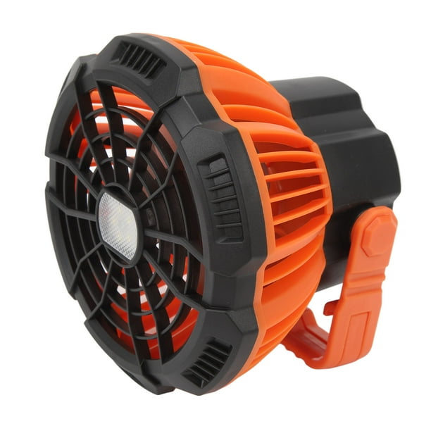 Ventilador portátil para acampar, ventilador para tienda de campaña al aire libre, control remoto M Ah, ventilador portátil recargable para tienda, ventilador recargable por USB con pilas, elegante y moderno