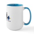 thumbnail image 2 of CafePress - Evolution Baseball Catcher B 3C Large Mug - 15 oz Ceramic Large White Novelty Mug, 2 of 4