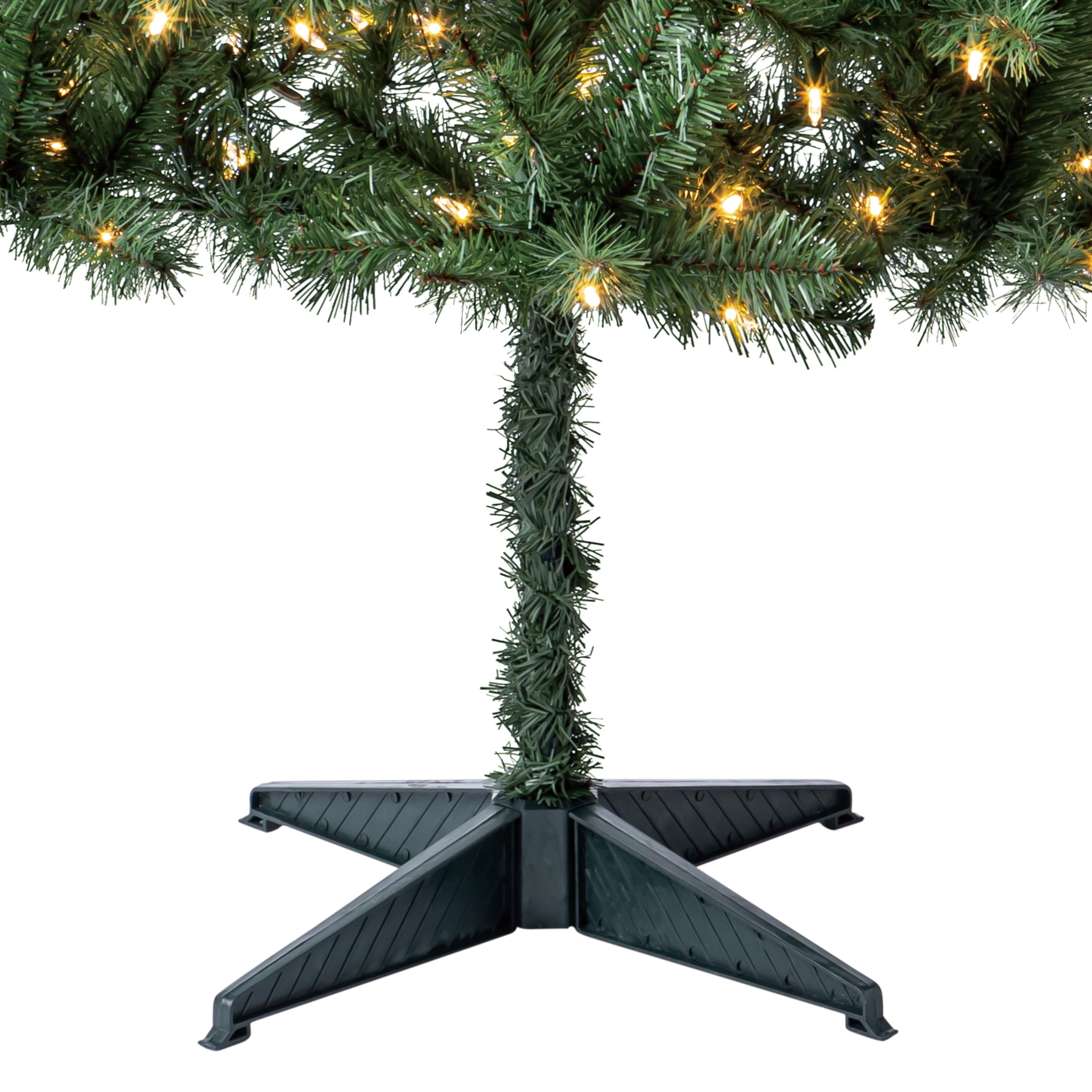 6.5' Pre-Lit Madison Pine Green Artificial Christmas Tree with Color-Changing LED Lights, by Holiday Time