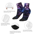 thumbnail image 5 of Rocae Fantasy Dragon In Cathedral for Premium Adult Socks,Comfortable, Breathable, and Durable Socks, Perfect for Everyday Wear, 5 of 7