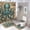 style-44, variant on Vintage Octopus with Map 4 Pcs Shower Curtain Sets Shower Curtain And Rugs Shower Curtain Set Vintage Nautical Map Durable And Waterproof for Bathroom Decor Sets