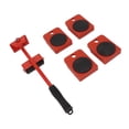 thumbnail image 1 of Diapositivas Para Mover Muebles, Transportador De Ruedas Universal Con Soporte De Carga Alta Con Barra De Palanca Para Gabinetes Móviles Y Electrodomésticos, 1 of 7