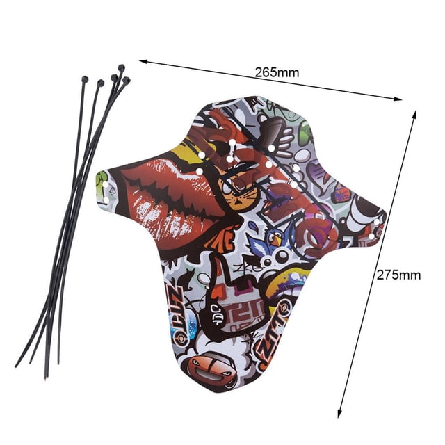 Bicicleta De Montaña, Guardabarros Para Bicicleta De Montaña Compatible Con Delantera Y Trasera, Guardabarros Para Bicicleta De Descenso De Fibra De Carbono Impreso Yuarrent OD008427-00