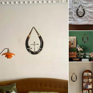 CaiTeLin Horseshoe Nail Wall Decoration(white)
