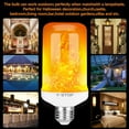 thumbnail image 6 of Y- STOP LED Flame Light Bulbs, Upgraded 4 Modes Fire Light Bulb with Upside Down Effect, E26 Base Flickering Light Bulb for Halloween Decorations, Christmas, Outdoor, Indoor, Home Decor, White, 2 Pac, 6 of 10