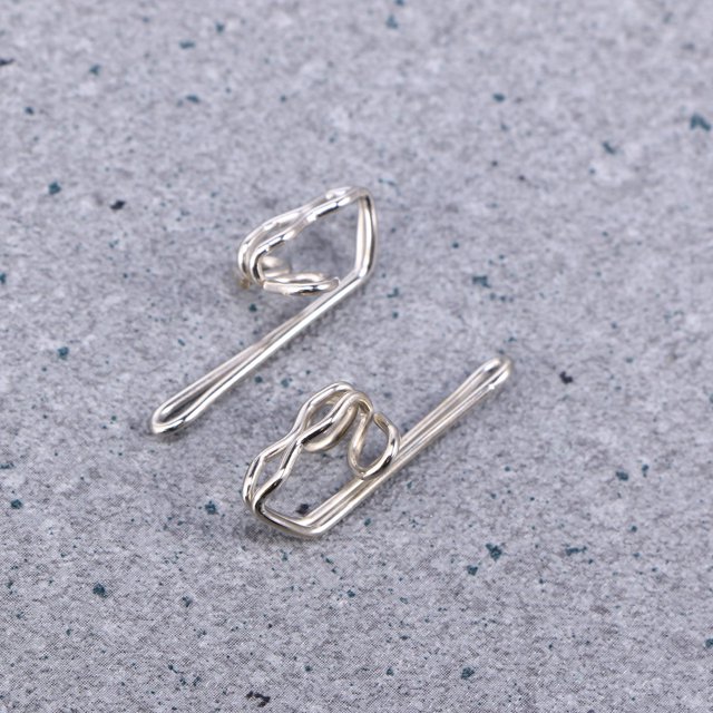 GOOHOCHY Curtain Hooks with Clips Metal Easy Installation for Curtains 100Pack 3x1.5x1in