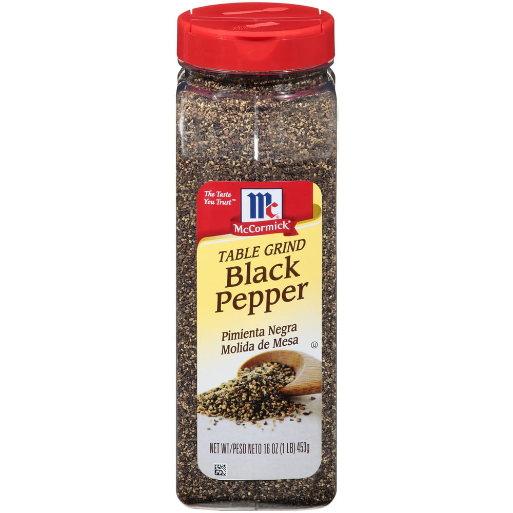 McCormick Table Ground Black Pepper, 16 oz