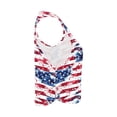 thumbnail image 6 of Jsaierl Womens 4th of July Tank Tops Plus Size Patriotic American Flag Print Tees Loose Fit Sleeveless T Shirts Camisole Lightweight Round Neck Tanks S-XXL, 6 of 8