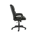 Staples Kelburne Luxura Black Office Chair 50859, Leather Upholstered