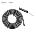 thumbnail image 4 of Cable Tidy Spiral Wrap, 2.5 m - Black, 4 of 5