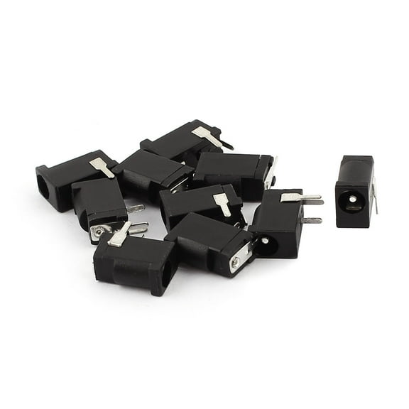 10pcs 3 Pin PCB Mount 3.5x1.3mm Female DC Power Jack Socket Connector