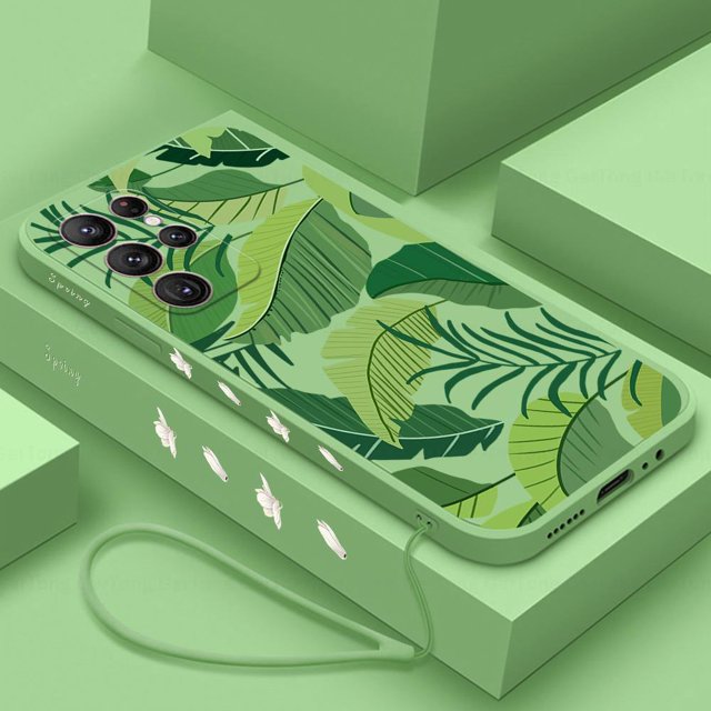Funda de silicona con flores para Samsung Galaxy S23, S22, S21, S20 Ultra Plus, S21 FE, S20 FE, Note 20 Ultra, S23Ultra 5G