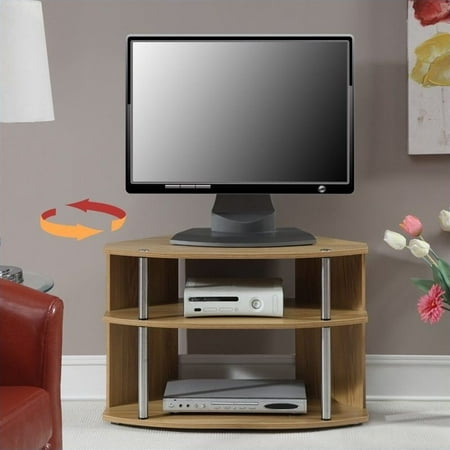 Meuble Tv Chene Plateau Pivotant Et Coulissant Meuble Tv But