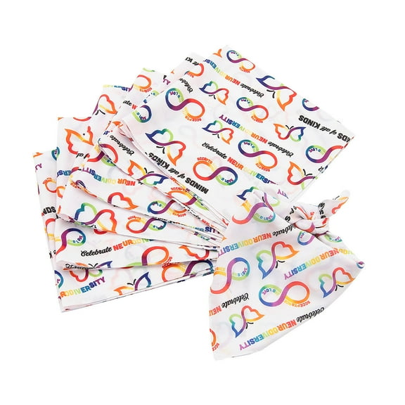 Fun Express Neurodiversity Bandanas - 12 Pc