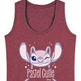 thumbnail image 3 of Disney - Lilo & Stitch - Angel's A Pastel Cutie - Women's Racerback Tank Top, 3 of 5