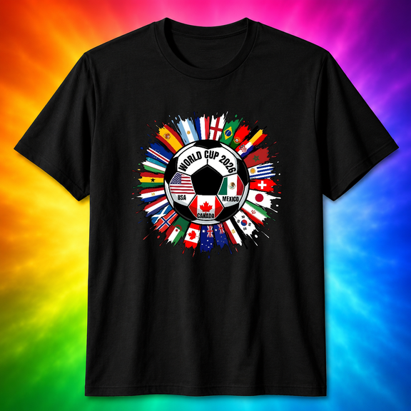 Minimalist 2026 Soccer International Fan Football Tournament Country Unisex T-Shirt V19697, S-5XL
