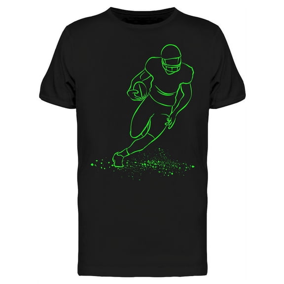 Player Runs Away With The Ball T-Shirt Men -Image by Shutterstock, Male XX-Large