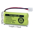 thumbnail image 2 of Batería para teléfono inalámbrico BAOBIAN BT18433 BT28433 2.4V 550mAh, 2 of 7
