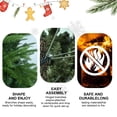 thumbnail image 3 of Soilhill 7.5ft Pre-Lit Artificial Christmas Tree with 3348 PE/PVC Tips, Premium Holiday Xmas Tree with 400Warm White LED Lights, Easy Assembly, Indoor Decoration., 3 of 6