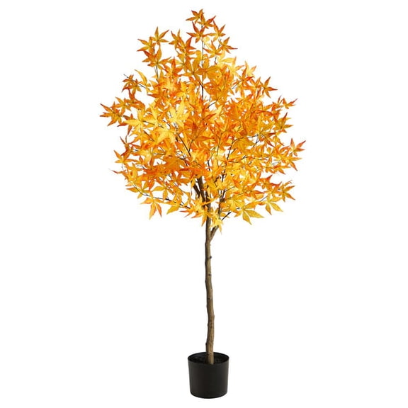Nearly Natural 5ft. Autumn Maple Artificial Tree
