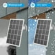 thumbnail image 5 of Uuiauoio Solar Panel for Security Camera Doorbell,5V 3W High Efficiency Monocrystalline Silicon Solar Panel , Continuously Power for Battery Camera,IP67 Waterproof, 5 of 6