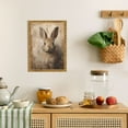 thumbnail image 2 of WFSposter Rabbit Canvas Wall Art Vintage Rabbit Painting Animal Landscape Art Retro Animal Wall Art Vintage Rabbit Picture Cute Animal Painting Cute Rabbit Poster Nursery Rabbit Picture Unframed, 2 of 5