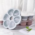 thumbnail image 4 of Moldes De Pp Caja De Hielo Para Helado De Paletas Caja De Hielo Molde Para Helado Refrigerador Doméstico Para Hacer Moldes Para Cubitos De Hielo Para Paletas Congeladas, Contenedor Con Tapa 6 P F, 4 of 5