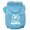 Baby Blue, variant on Pet, Dog Cat Hoodie Screen Printed, "Aloha Flower"