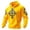 Yellow, variant on IWRICH Men's St. Patrick's Day Printed Waffle Knit Hoodie Irish Celtic Cross Shamrock Sweatshirt Yellow XL