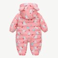 thumbnail image 5 of BJUTIR Boys Snowsuit Romper Outerwear Boy Ear Baby Bear Snowsuit Jumpsuit Zipper Winter Girl Hooded Coat Jacket Boys Coat&Jacket, 5 of 8