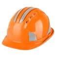 thumbnail image 1 of Greensen Casquette de Protection pour Travailleur de Chantier, Chapeau Rigide en ABS Ventilé avec Bande Réfléchissante, Casque de Sécurité, Casque Rigide, Casque de Chantier, 1 of 6