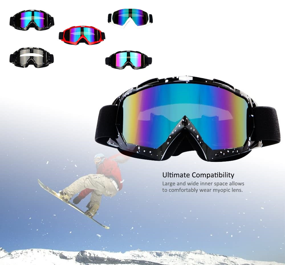 Ski Snow Racing ATV Helmet Goggles Motorcycle Motocross Dirtbike Eyewear Glasses